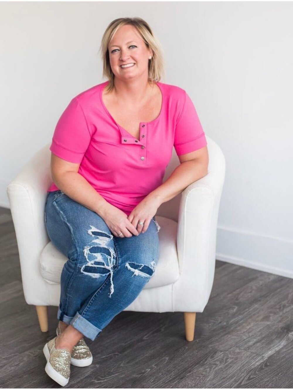 Buttercream Clothing Henley top